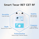 Portable Mini 448kHz Monopolar RF Tecar Therapy Machine