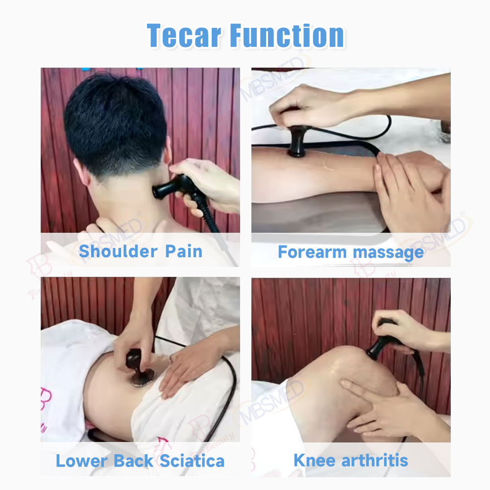 Vertical 448kHZ Tecar CET RET Therapy Device