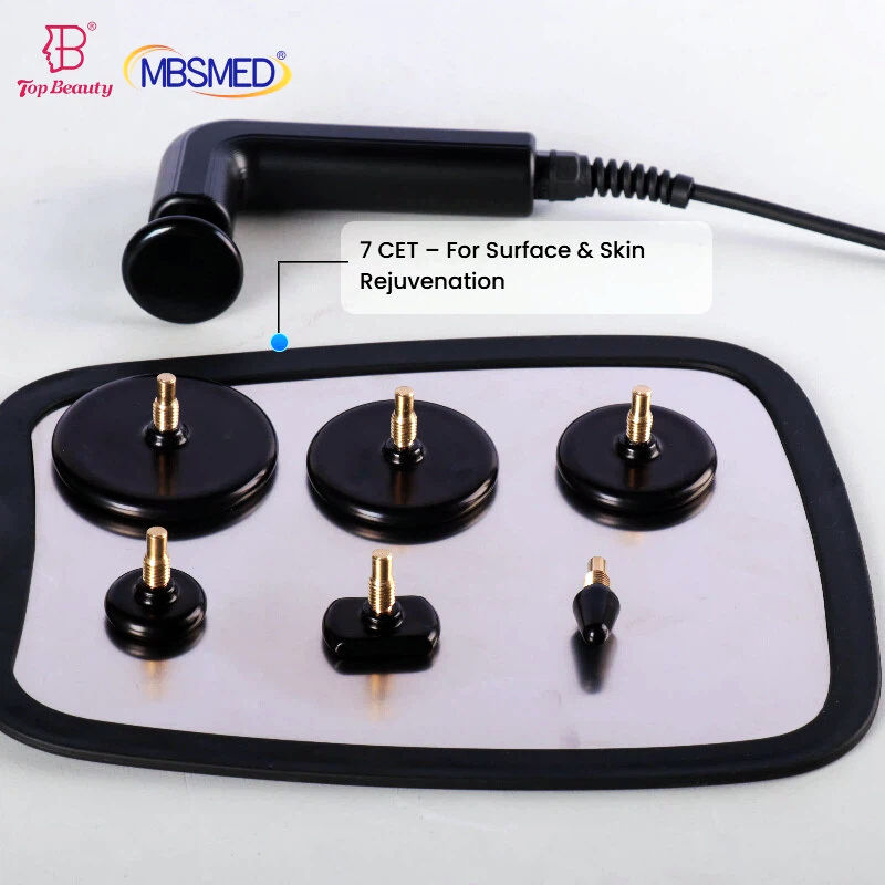 Vertical 448kHZ Tecar CET RET Therapy Device