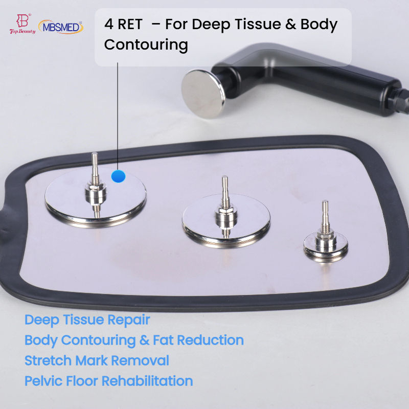 Vertical 448kHZ Tecar CET RET Therapy Device