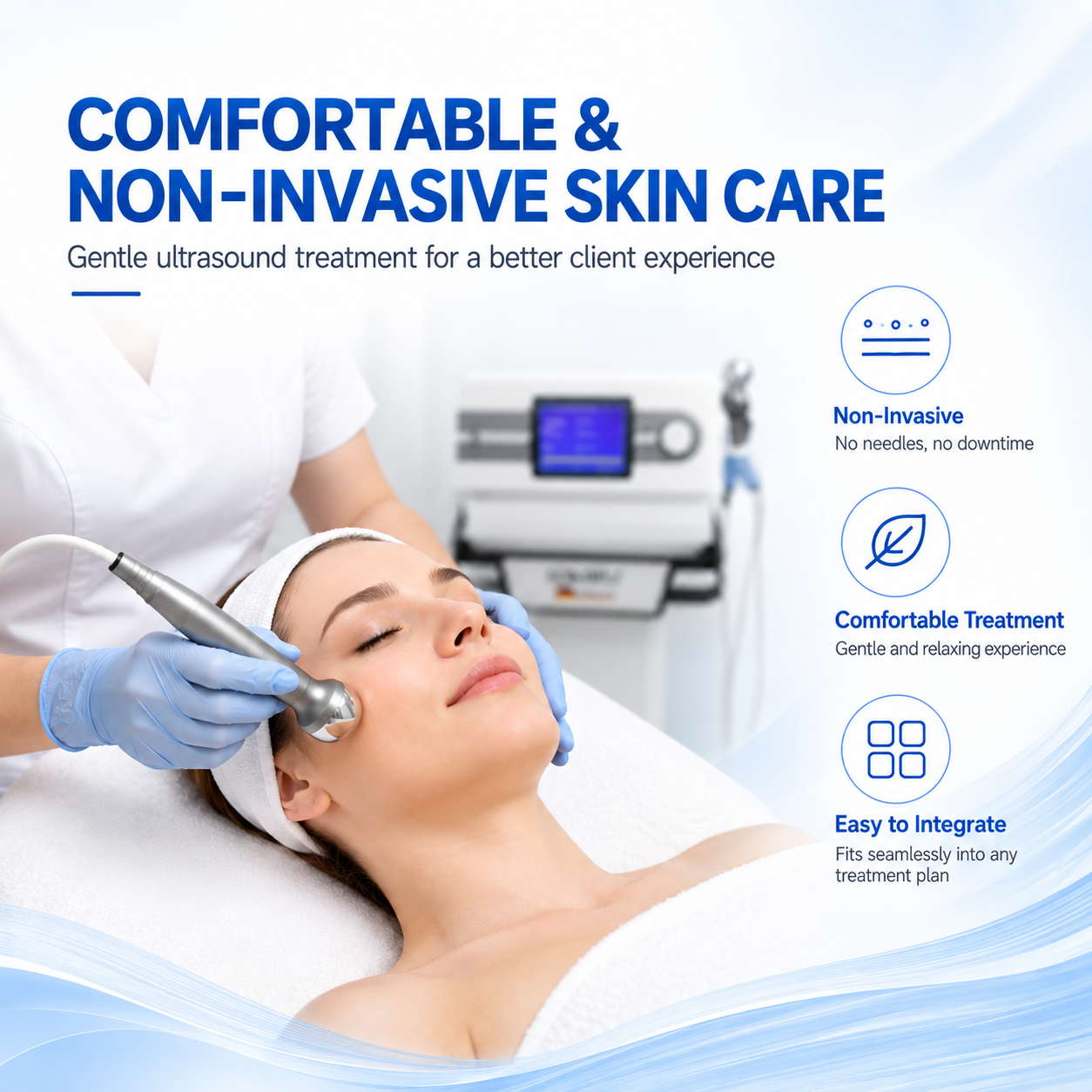 LDM Ultrasound Skin Repair Machine Anti Wrinkle Therapy Equipment