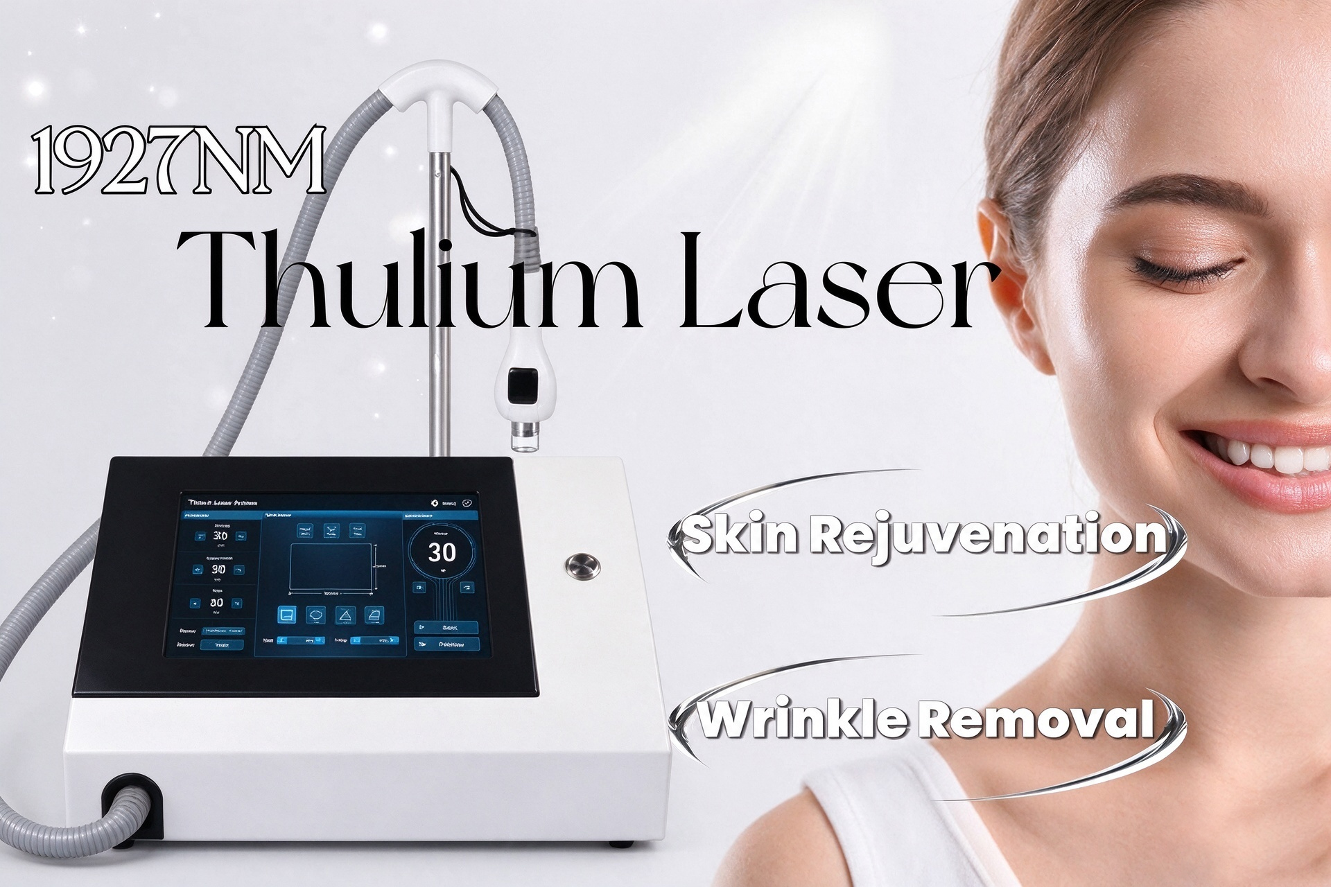 Thulium Laser 1927nm High Efficiency Fractional Laser for Acne Removal