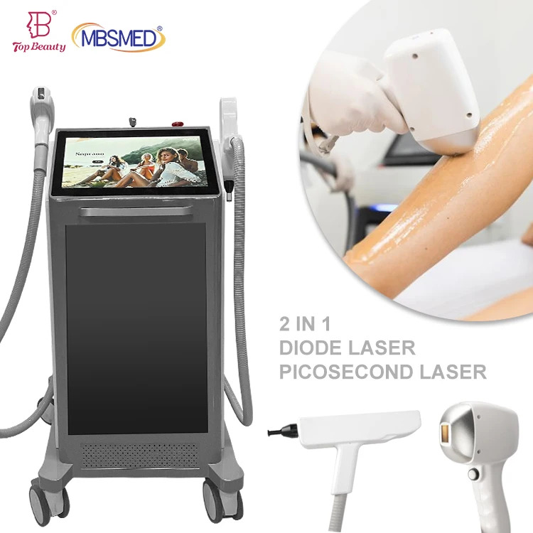 2 in 1 755 808 1064nm Triple Wavelength Laser for Hair Removal