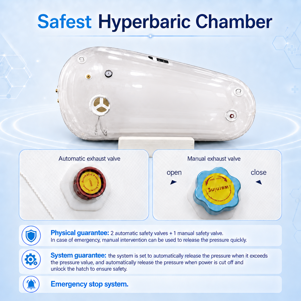 2.0ATA Sitting Type Hyperbaric Oxygen Chamber