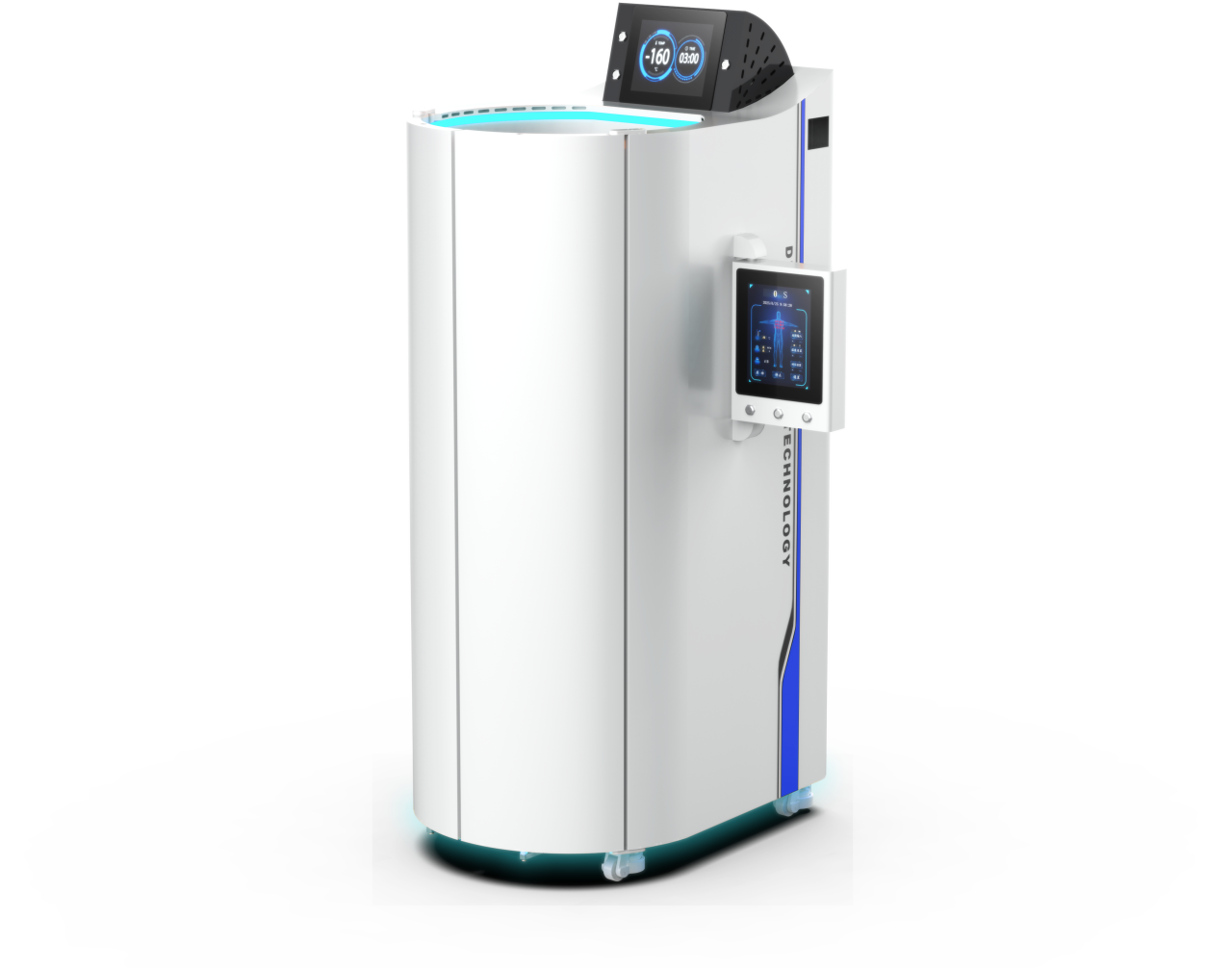 Liquid nitrogen cryotherapy chamber