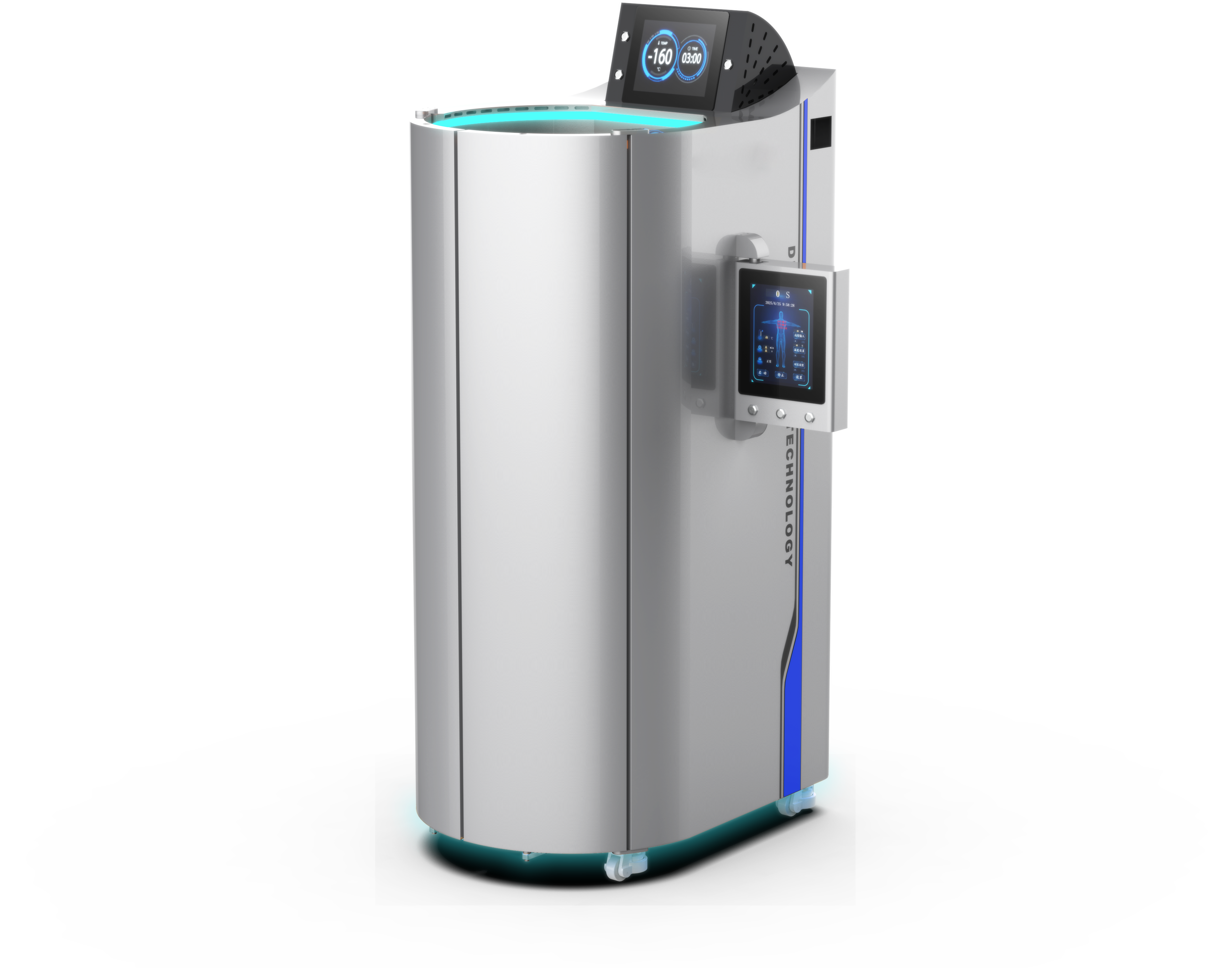 Liquid nitrogen cryotherapy chamber