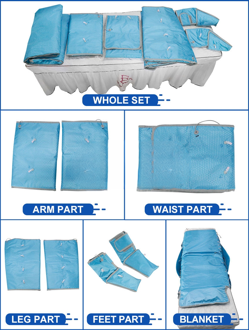 3 in 1 Infrared EMS Pressotherapy Body Slimming Suit Lymphatic Drainage Machine