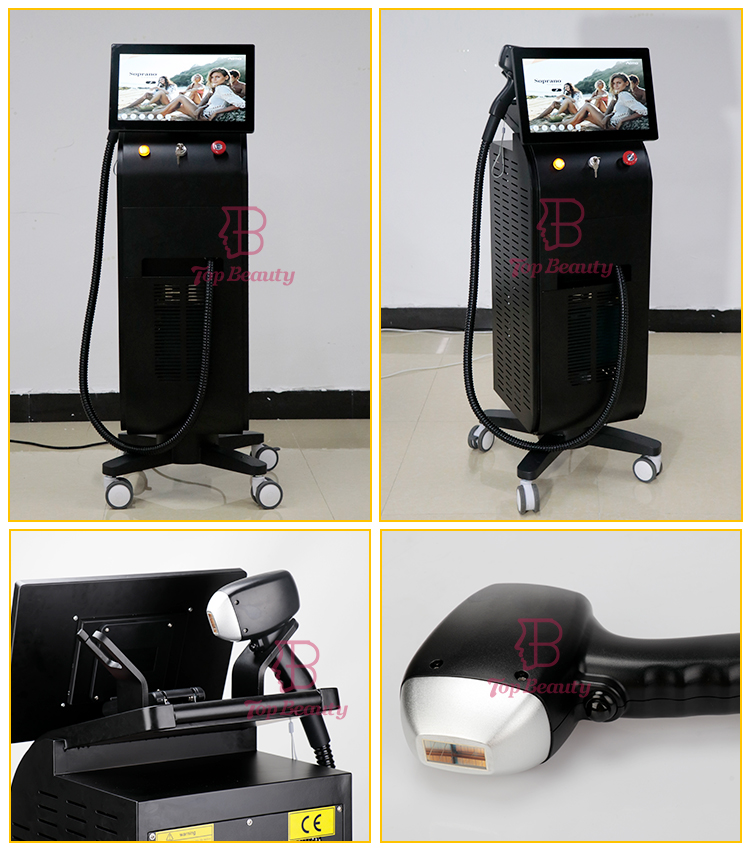 Single handle 808nm diode laser hair remove machine