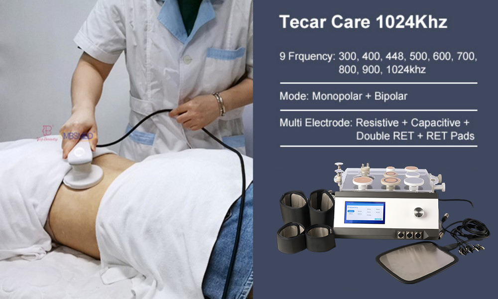 9 Frequency 448K 1000khz Therapy RF CET RET Deep Heat Tecar Therapy Machine