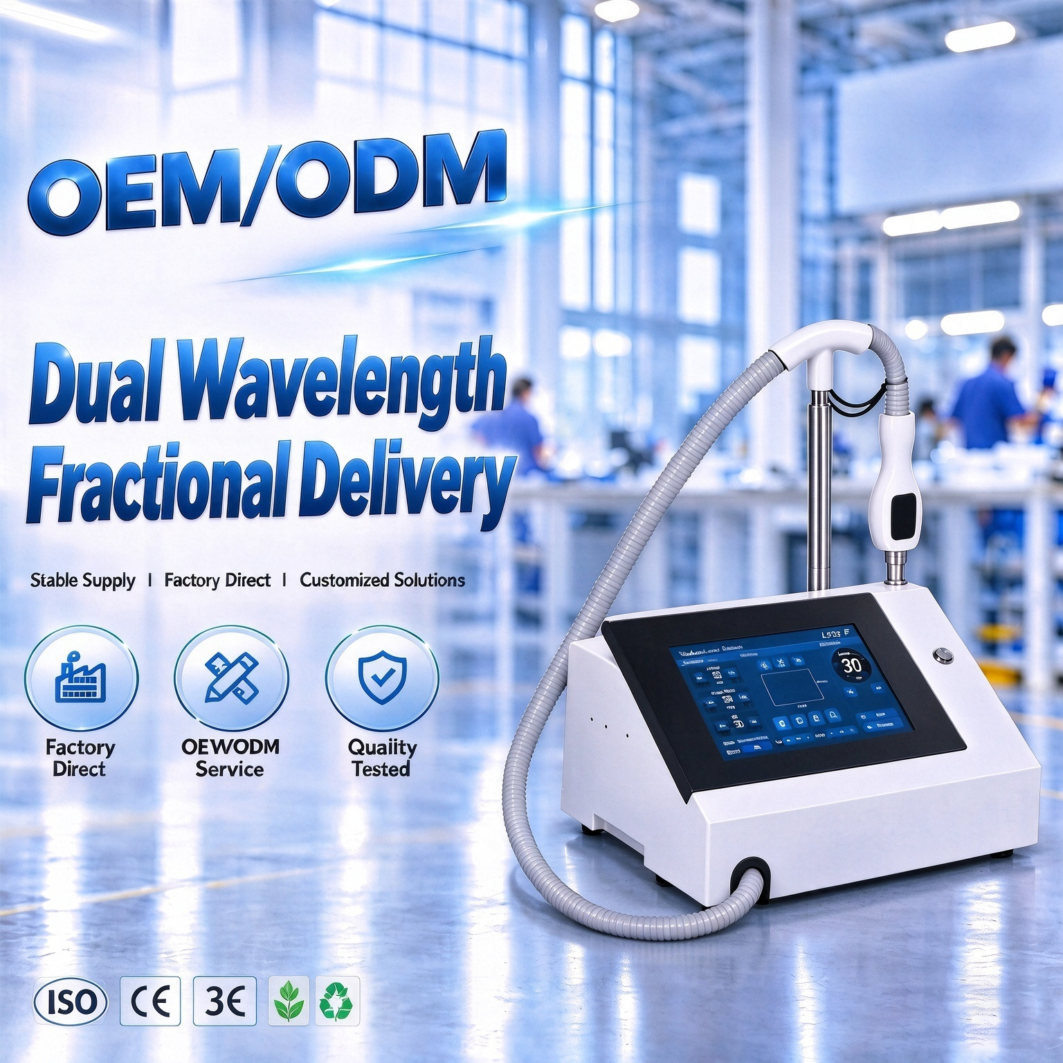 New Arrival 1927nm 1550nm Thulium Laser for Skin Rejuvenation Acne Remove