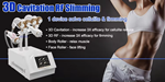 Vacuum Cellulite Rolling Fat Removal Portable Rf Fat Cavitation Machine 30k 40k