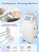 4 Handles Multifunctional Body Shape 360 Cool Cryolipolysis Slimming Machine