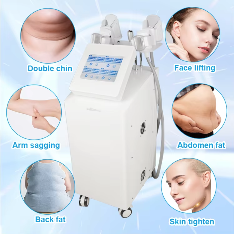 4 Handles Multifunctional Body Shape 360 Cool Cryolipolysis Slimming Machine