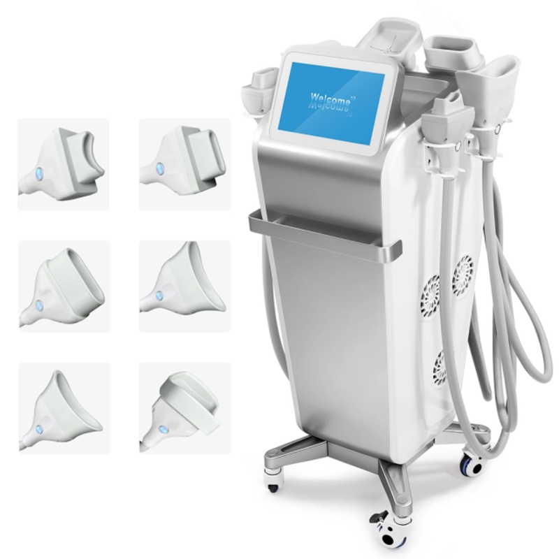 360 Cryolipolysis Fat Loss Dual Cooling machine with 4 handpieces