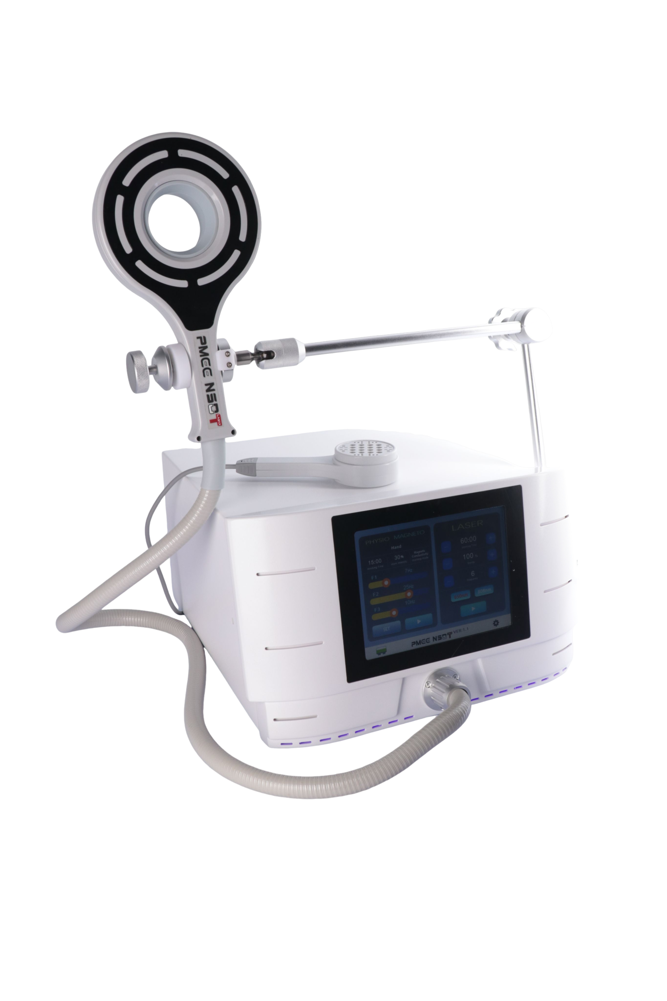 Professional Design Muscle Relaxation Adjustable Output PEMF+Laser 2in1 Machine for Clinic