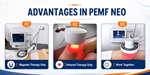 Professional Design Muscle Relaxation Adjustable Output PEMF+Laser 2in1 Machine for Clinic