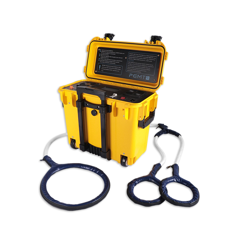 Portable Pulsed Therapy Adjustable Intensity Magnetic Field Device for Physiotherapy Use
