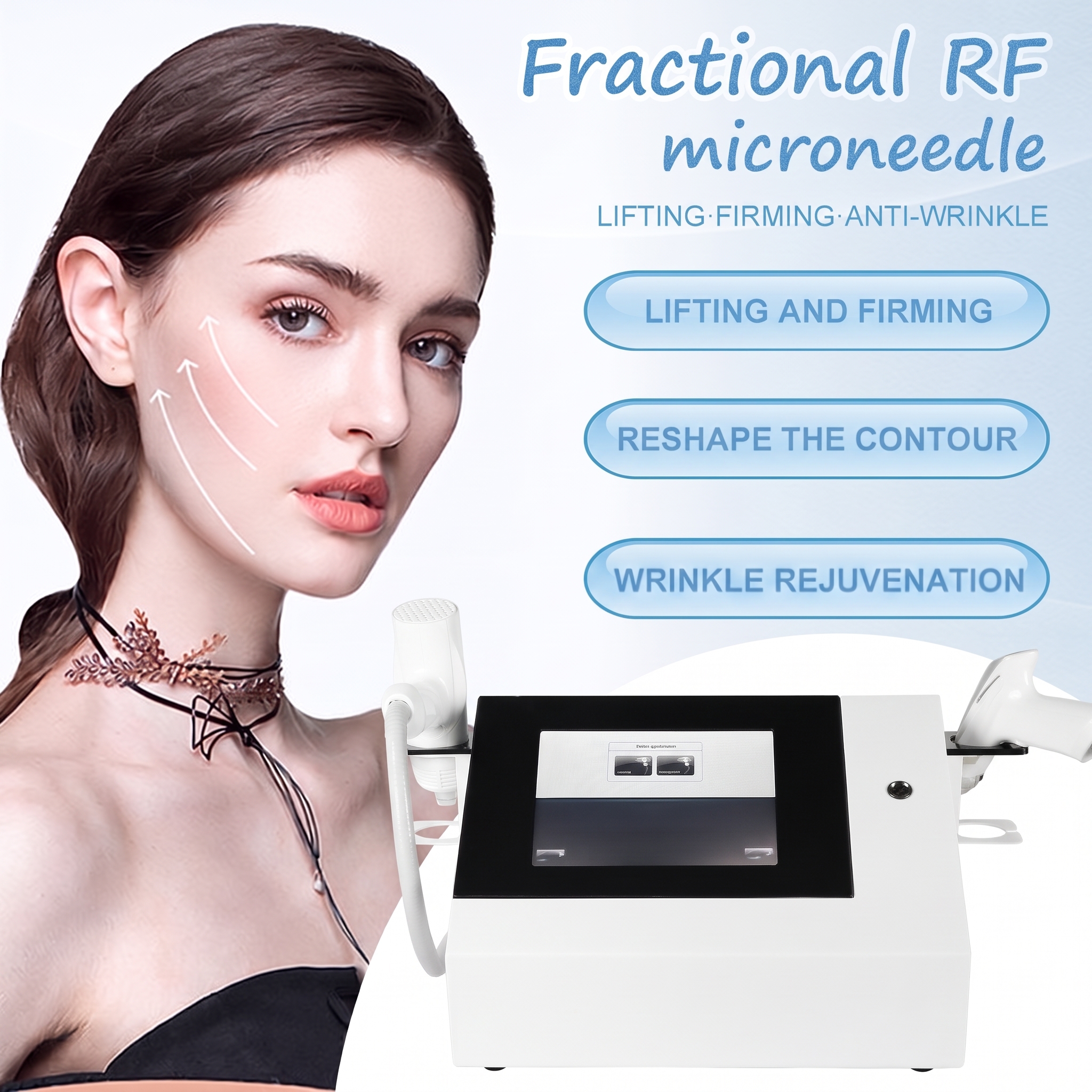 Microneedling RF Scarring Removal Skin Machine