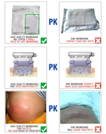 3 Sizes Antifreeze Membrane for Cryolipolyse Slimming Cryolipolysis