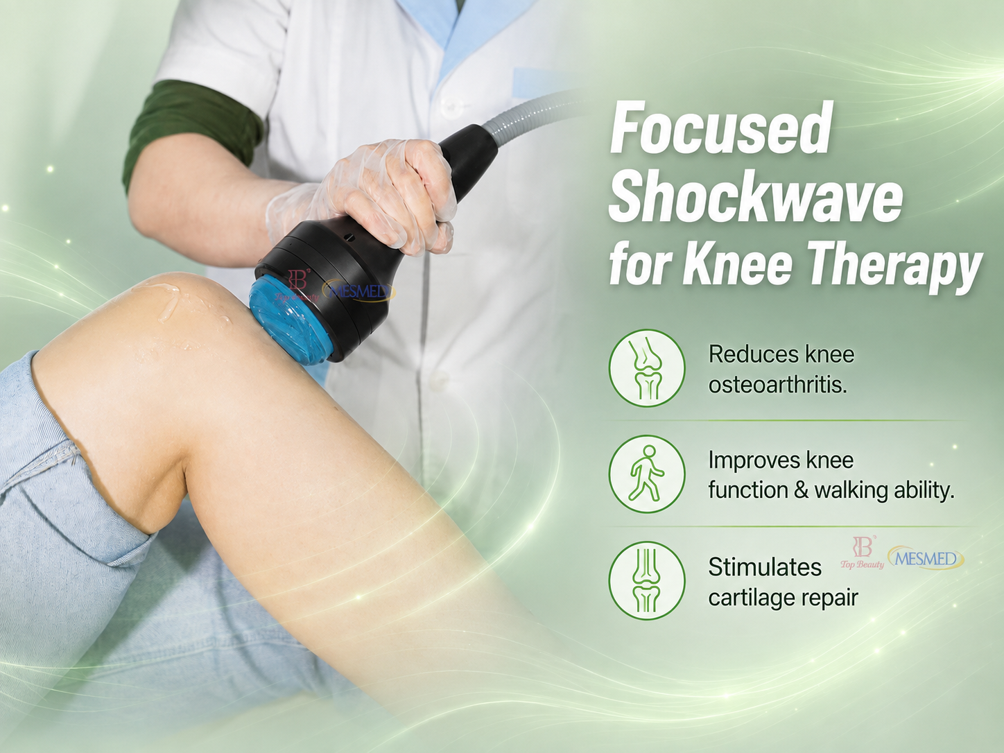 Electromagnetic Focused Shockwave Therapy Machine 500,000 Shots