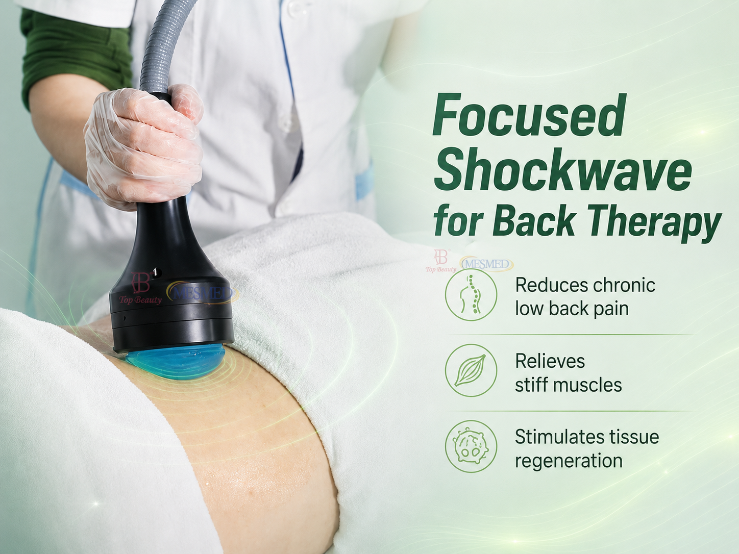 Electromagnetic Focused Shockwave Therapy Machine 500,000 Shots
