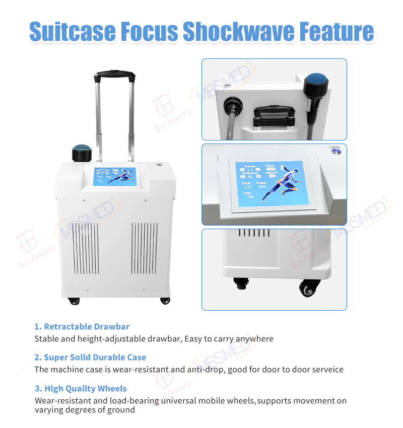 12cm depth Focused Shockwave Therapy Machine for Pain Management & ED Treatment