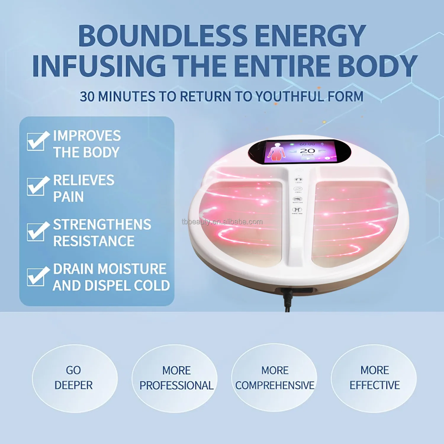 Tera P90 Pemf Magnetic Therapy Device Foot Detox Terahertz Device