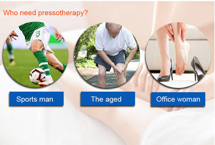 Pressotherapy Air Compression Leg Foot Massager for Sports Recovery Boots