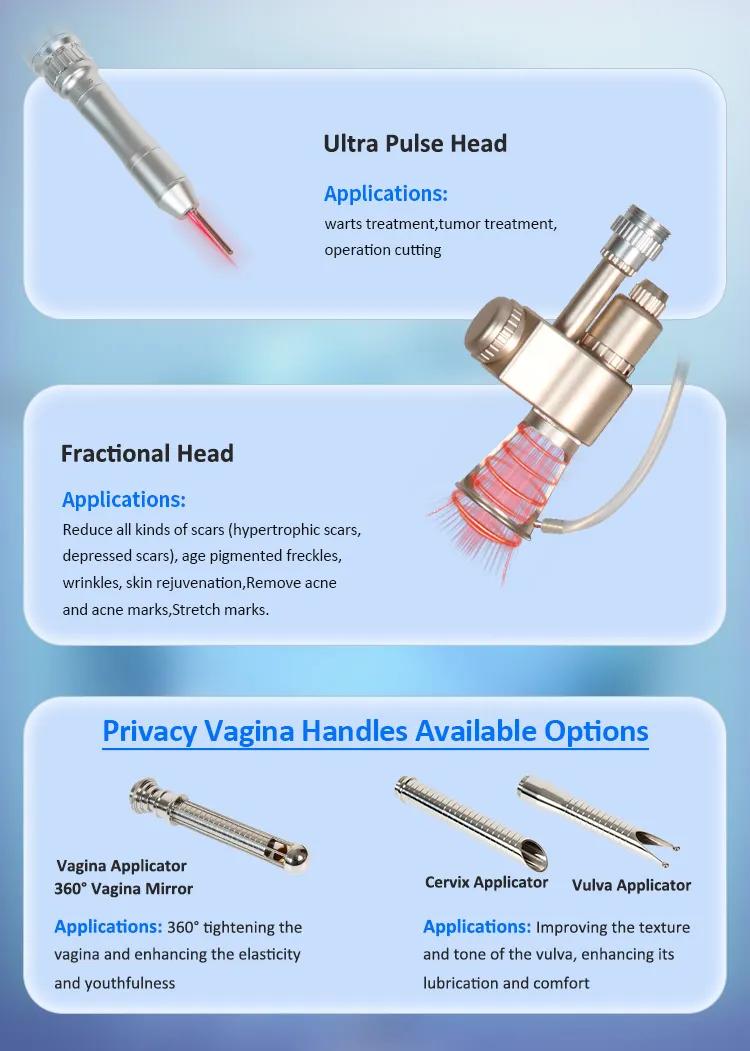 Portable Co2 Fractional Laser Acne Scar Removal  Machine