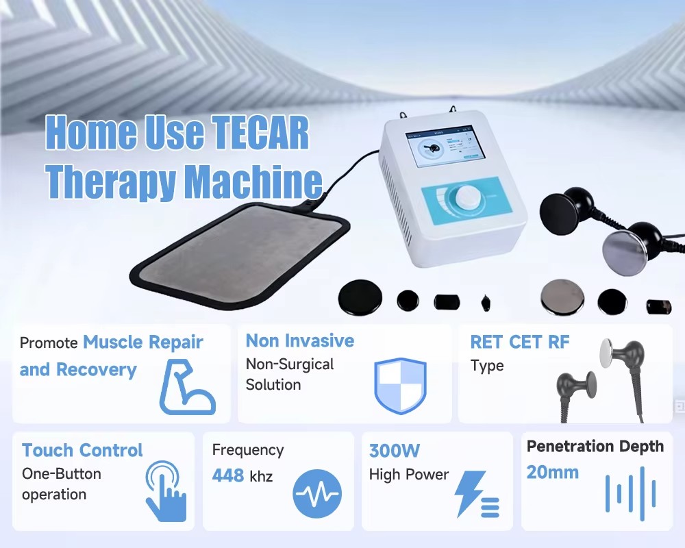 Portable Mini 448kHz Monopolar RF Tecar Therapy Machine