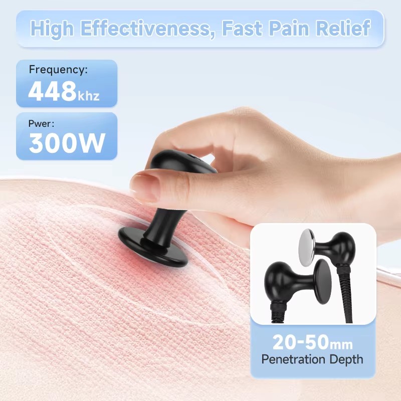 Portable Mini 448kHz Monopolar RF Tecar Therapy Machine