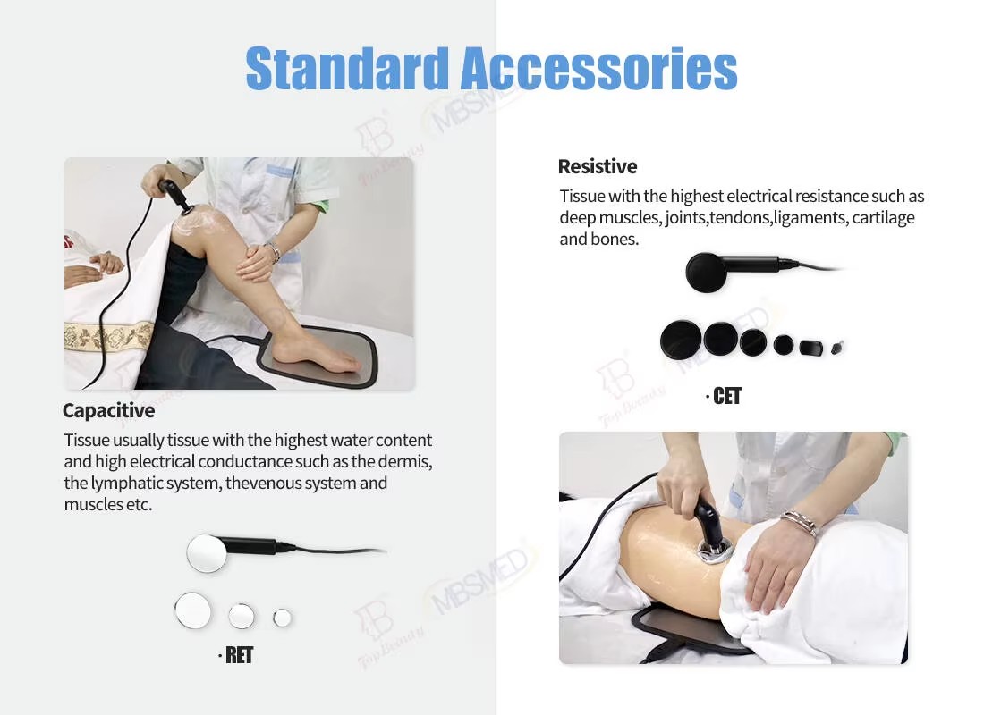 Portable 448 khz Tecar RF Physio Therapy Machine