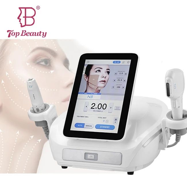 Facial Lifting Skin Tight Forehead Wrinkles Remove HIFU Vmax Beauty Device