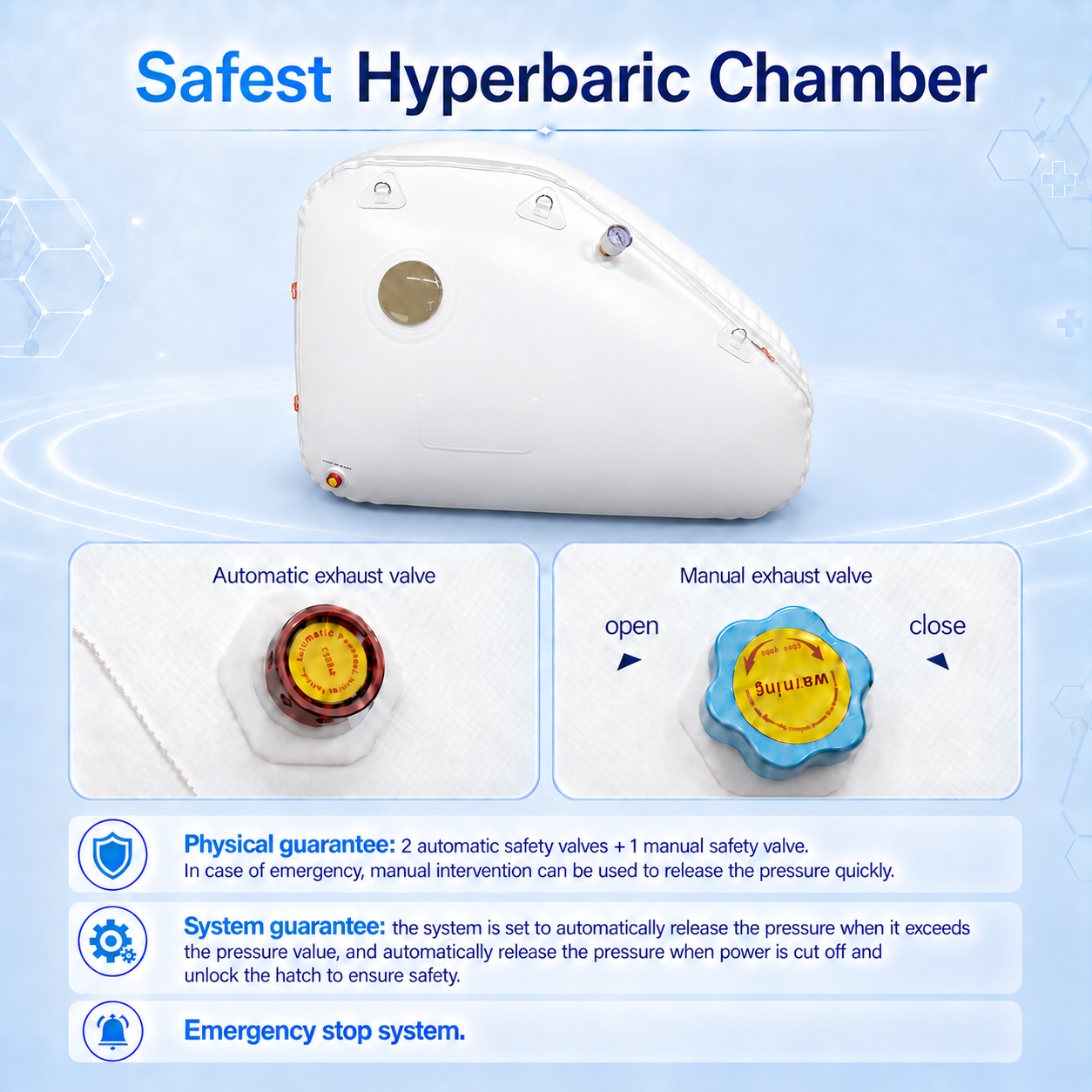 personal & clinic use Sitting Type Hyperbaric Oxygen Chamber