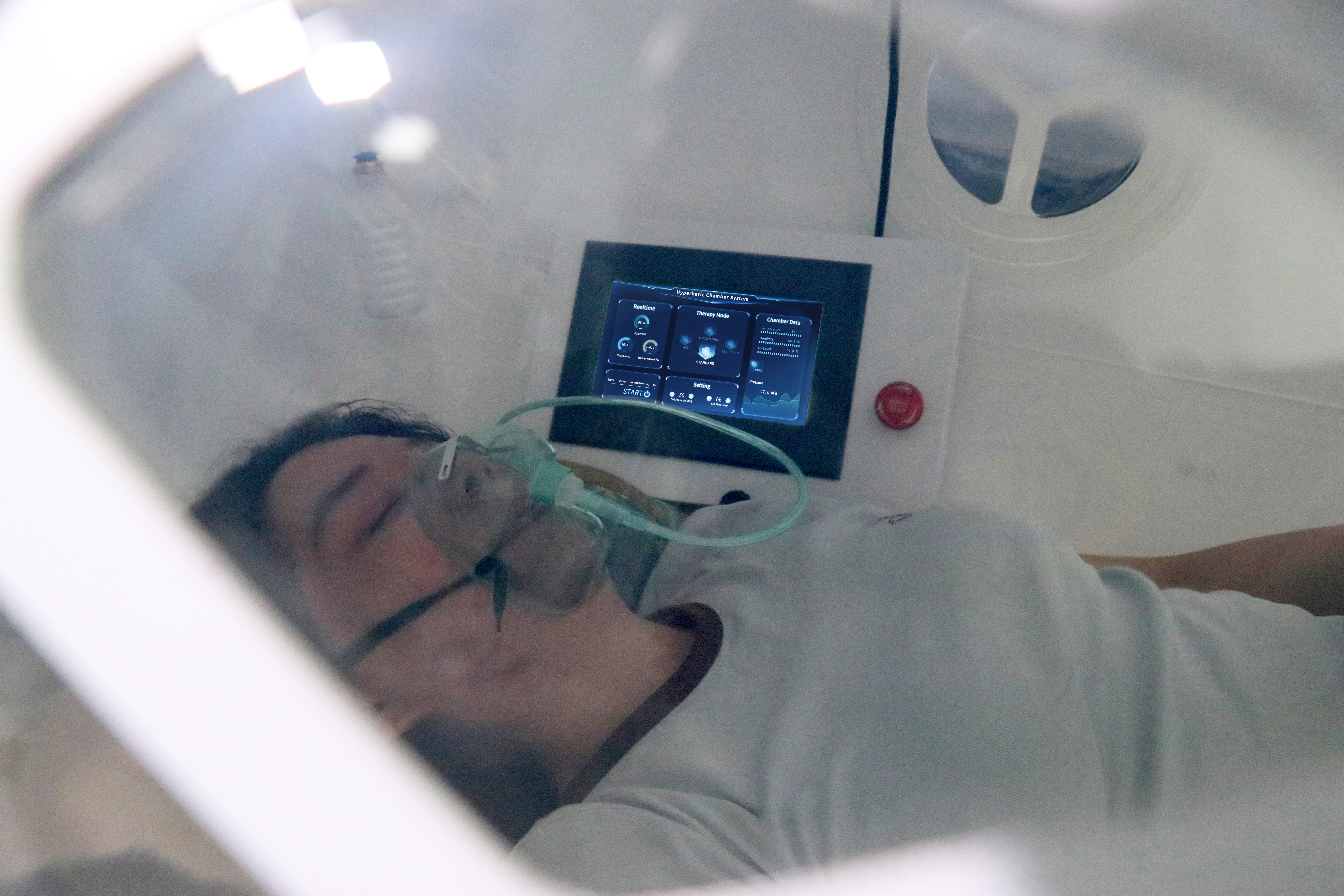 2.0ATA Hyperbaric Oxygen Chamber HBOT Cabin Sofy Shell At Home