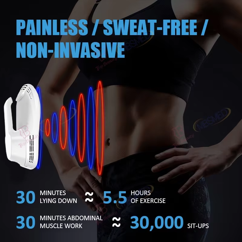 Modern Trolley Muscle Building Adjustable Intensity EMS Body Sculpt Trainer