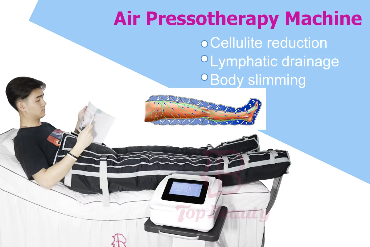 Overlapped Design Portable Pressotherapie Home Lymphatic Drainage Machine