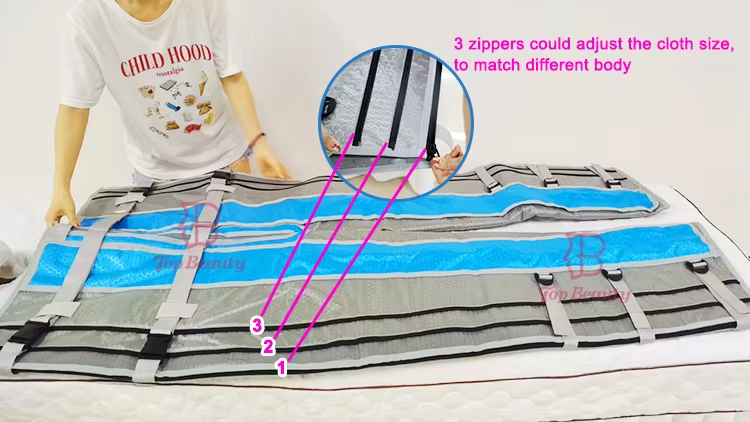 Presoterapia Profesional Lymphatic Drainage Sauna Blanket for Weight Loss and Detox