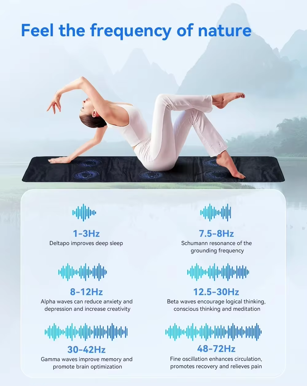 Blood Circulation Massager Extracorporeal Pemf Magnetic Therapy Mat
