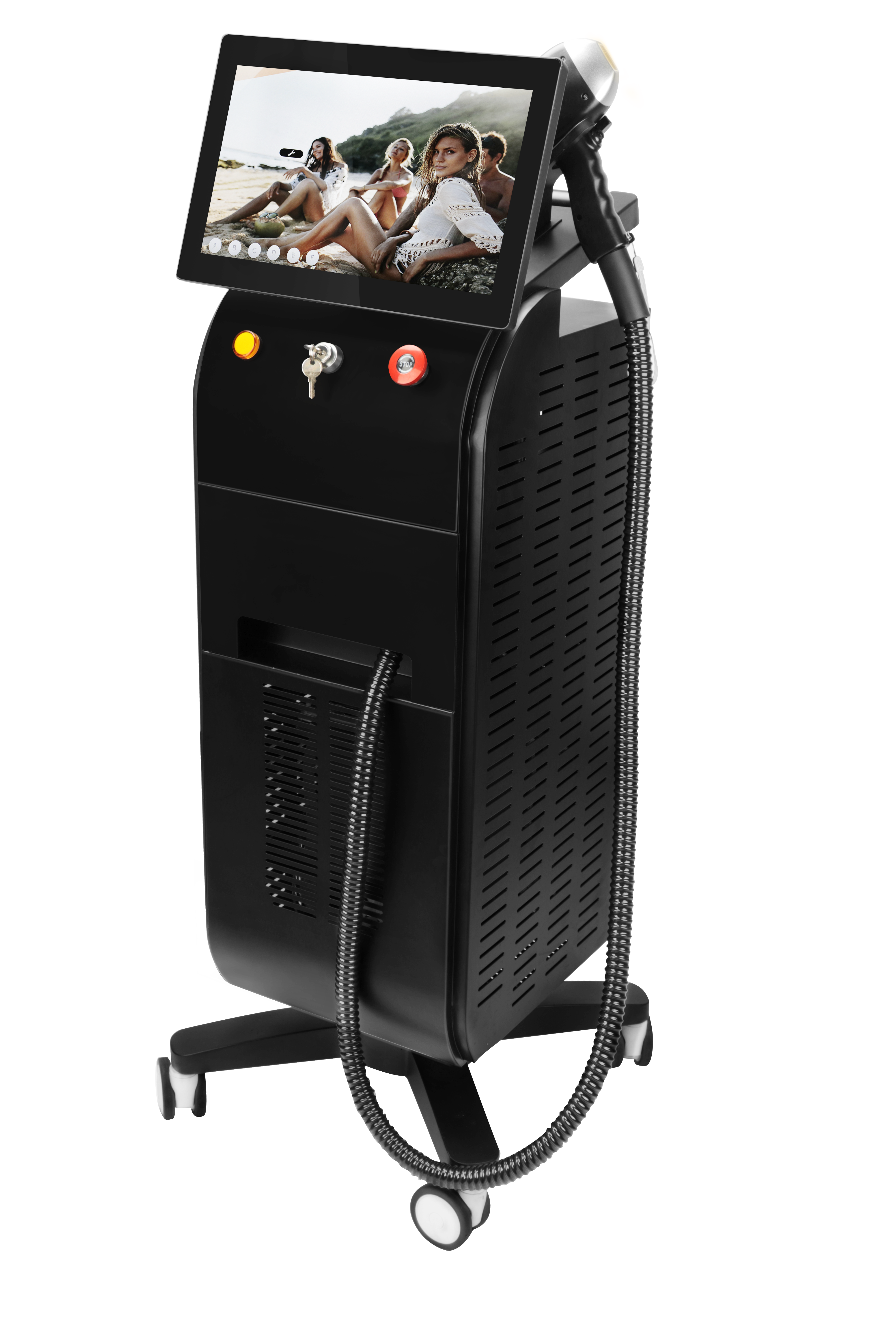 Single handle 808nm diode laser hair remove machine
