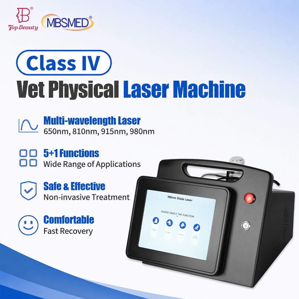 Professional Portable 980nm Pet Laser Therapy Equipment