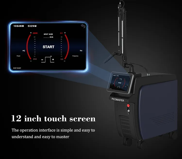 Picosecond Laser Tattoo Removal & Long Pulse Laser Skin Care Machine