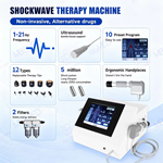 2 in 1 Shockwave and Ultrasound Therapy System for Sports Rehab