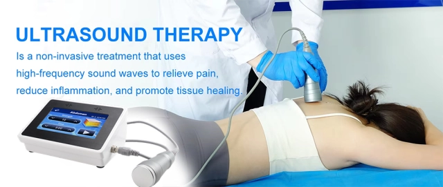Ultrasound Therapy Machine Ultrawave Physiotherapy for Body Pain Relief