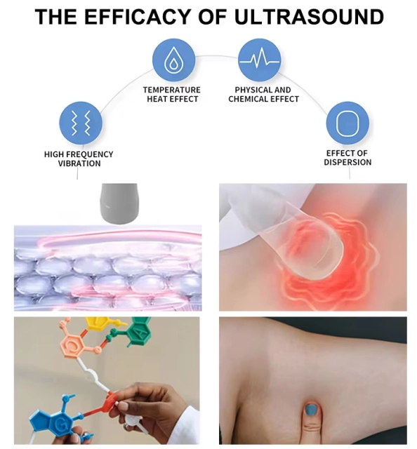 Ultrasound Therapy Machine Ultrawave Physiotherapy for Body Pain Relief