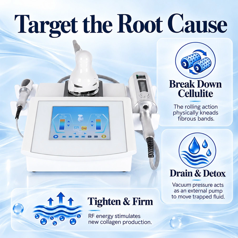 3-in-1 Endosphere & Vacuum RF roller body slimming machine