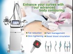 4 In 1 40k Cavitation Rf Vacuum Massage Cellulite Reduction Machine