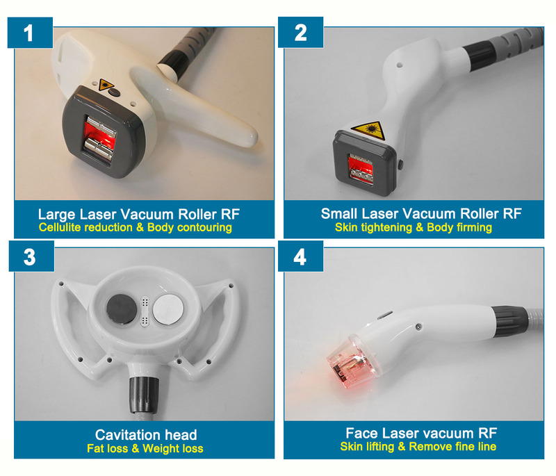 4 In 1 40k Cavitation Rf Vacuum Massage Cellulite Reduction Machine